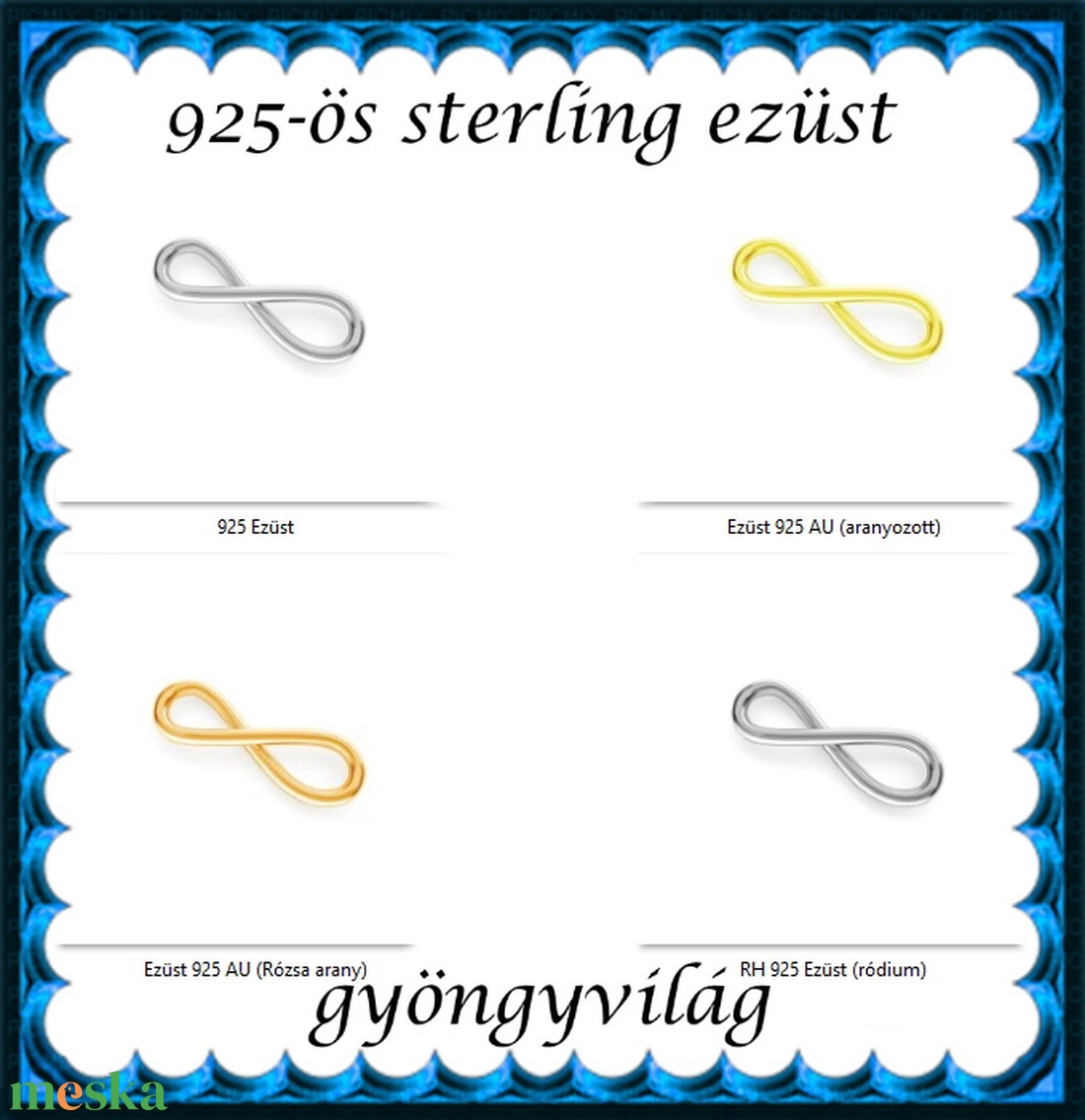 925-ös finomságú sterling ezüst kandeláber/ továbbépíthető köztes /tartó elem  EKA2 72-2 - kellékek & szerszámok - gyöngyfűzés kellékek - egyéb alkatrész - Meska.hu