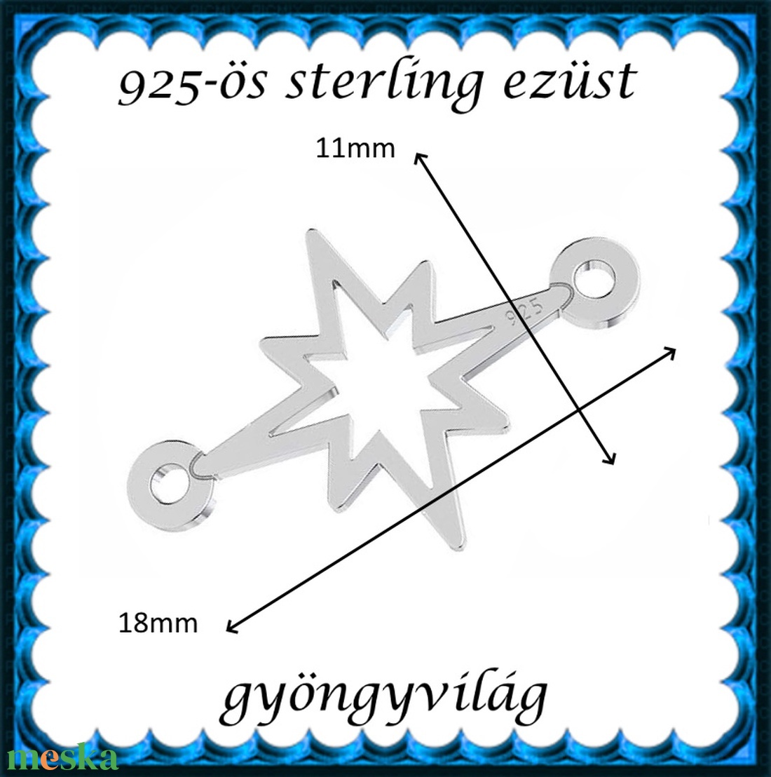 925-ös finomságú sterling ezüst kandeláber/ továbbépíthető köztes /tartó elem EKA2 80 - kellékek & szerszámok - gyöngyfűzés kellékek - egyéb alkatrész - Meska.hu 925-ös finomságú sterling ezüst kandeláber/ továbbépíthető köztes /tartó elem EKA2 80 - kellékek & szerszámok - gyöngyfűzés kellékek - egyéb alkatrész - Meska.hu