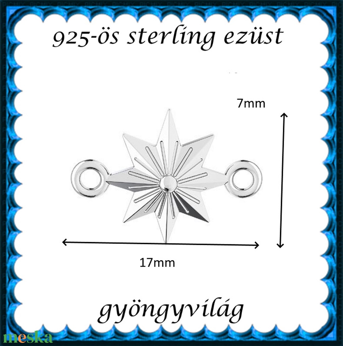 925-ös finomságú sterling ezüst kandeláber/ továbbépíthető köztes /tartó elem EKA2 82 - kellékek & szerszámok - gyöngyfűzés kellékek - egyéb alkatrész - Meska.hu 925-ös finomságú sterling ezüst kandeláber/ továbbépíthető köztes /tartó elem EKA2 82 - kellékek & szerszámok - gyöngyfűzés kellékek - egyéb alkatrész - Meska.hu