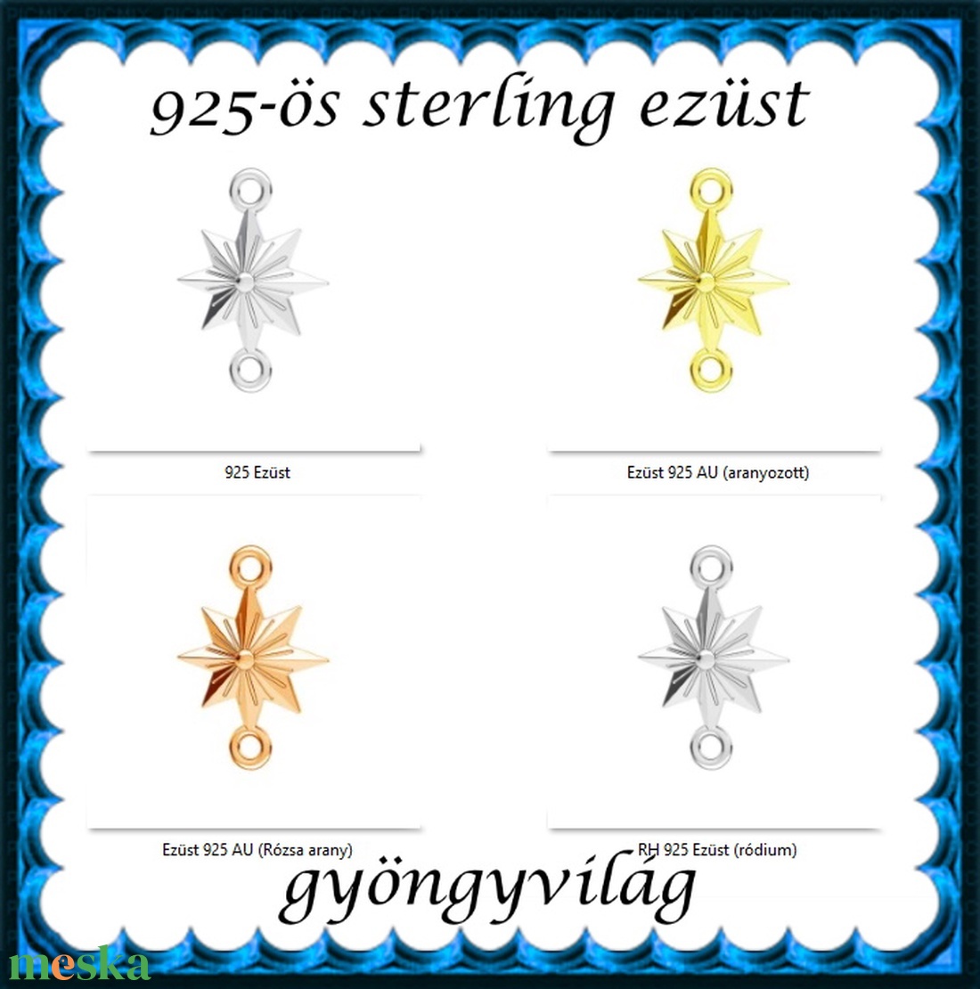 925-ös finomságú sterling ezüst kandeláber/ továbbépíthető köztes /tartó elem EKA2 82 - kellékek & szerszámok - gyöngyfűzés kellékek - egyéb alkatrész - Meska.hu 925-ös finomságú sterling ezüst kandeláber/ továbbépíthető köztes /tartó elem EKA2 82 - kellékek & szerszámok - gyöngyfűzés kellékek - egyéb alkatrész - Meska.hu