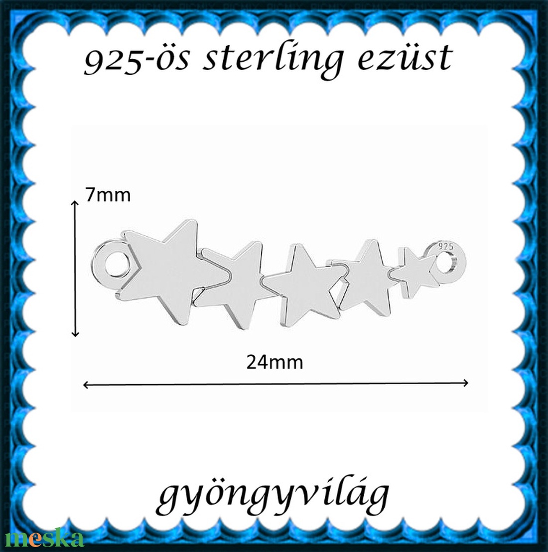 925-ös finomságú sterling ezüst kandeláber/ továbbépíthető köztes /tartó elem EKA2 85 - kellékek & szerszámok - gyöngyfűzés kellékek - egyéb alkatrész - Meska.hu 925-ös finomságú sterling ezüst kandeláber/ továbbépíthető köztes /tartó elem EKA2 85 - kellékek & szerszámok - gyöngyfűzés kellékek - egyéb alkatrész - Meska.hu