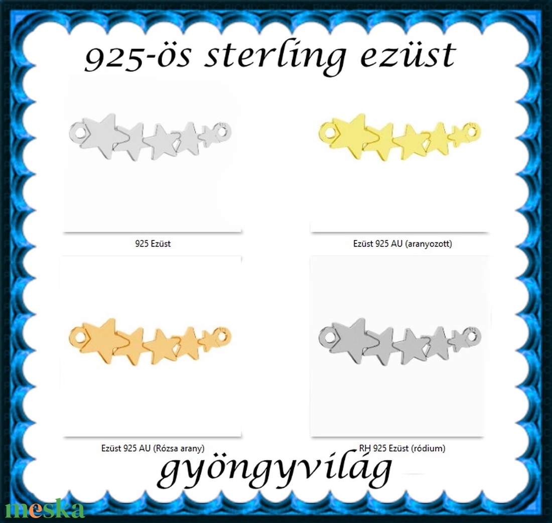 925-ös finomságú sterling ezüst kandeláber/ továbbépíthető köztes /tartó elem EKA2 85 - kellékek & szerszámok - gyöngyfűzés kellékek - egyéb alkatrész - Meska.hu 925-ös finomságú sterling ezüst kandeláber/ továbbépíthető köztes /tartó elem EKA2 85 - kellékek & szerszámok - gyöngyfűzés kellékek - egyéb alkatrész - Meska.hu