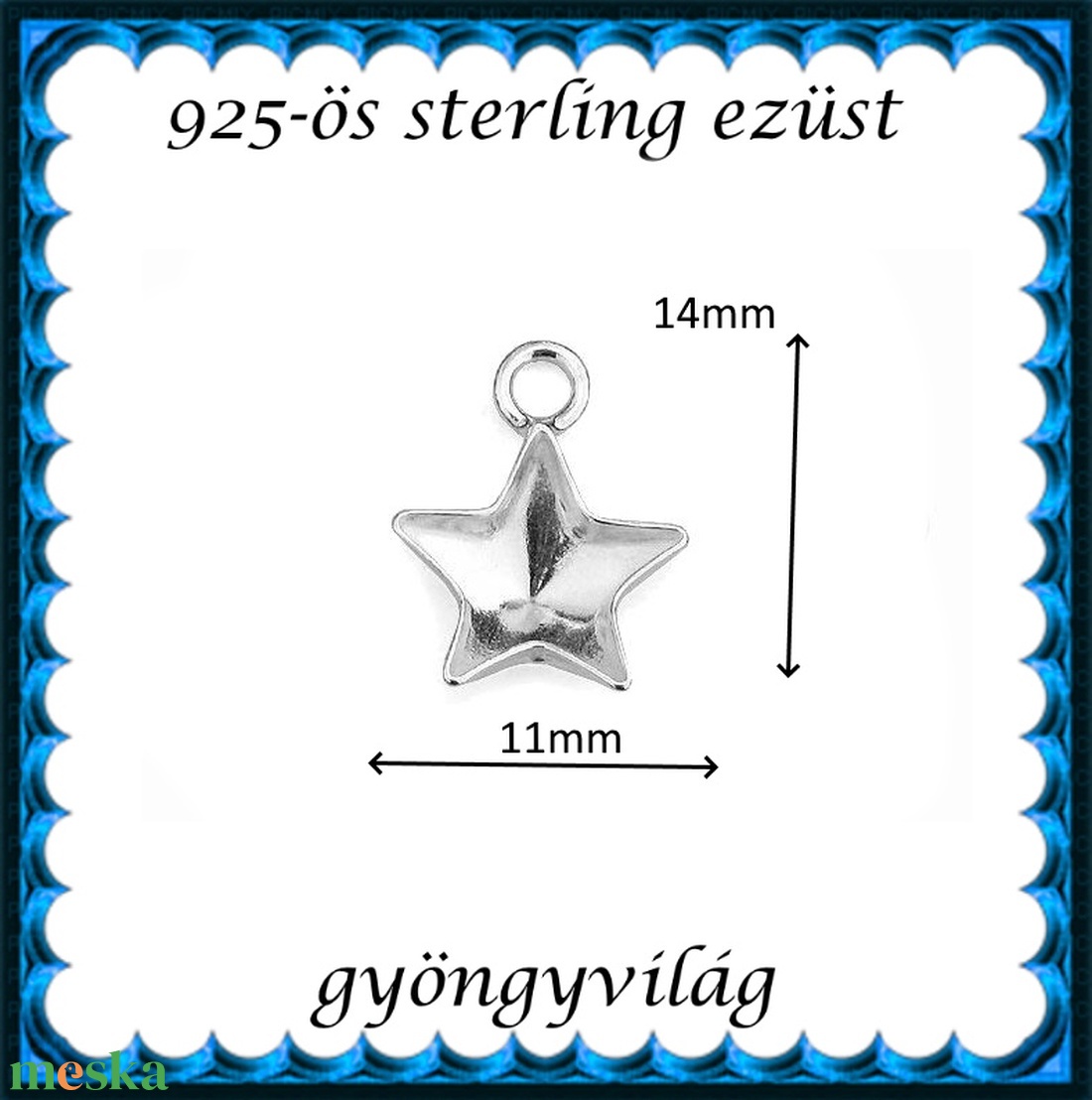 925-ös sterling ezüst ékszerkellék: medál / pandora / fityegő EM-F 30 - kellékek & szerszámok - gyöngyfűzés kellékek - cabochon - Meska.hu 925-ös sterling ezüst ékszerkellék: medál / pandora / fityegő EM-F 30 - kellékek & szerszámok - gyöngyfűzés kellékek - cabochon - Meska.hu