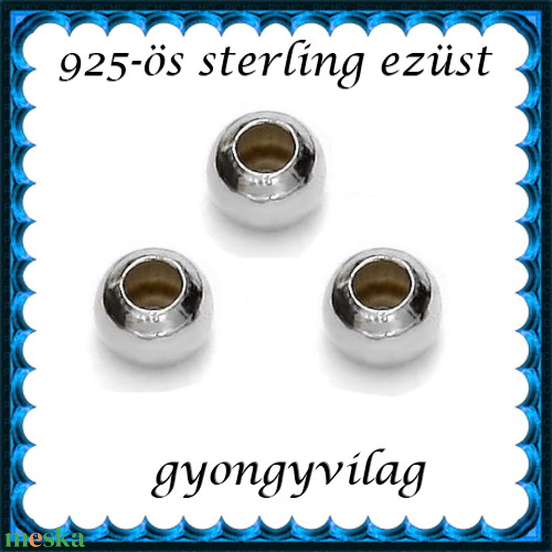 925-ös sterling ezüst ékszerkellék: köztes/gyöngy/díszitőelem EKÖ 10-4 3db/csomag - kellékek & szerszámok - gyöngyfűzés kellékek - fém köztesek - Meska.hu 925-ös sterling ezüst ékszerkellék: köztes/gyöngy/díszitőelem EKÖ 10-4 3db/csomag - kellékek & szerszámok - gyöngyfűzés kellékek - fém köztesek - Meska.hu