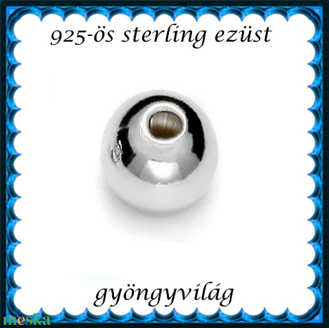 925-ös sterling ezüst ékszerkellék: köztes/gyöngy/díszitőelem EKÖ 10-10 - kellékek & szerszámok - gyöngyfűzés kellékek - fém köztesek - Meska.hu 925-ös sterling ezüst ékszerkellék: köztes/gyöngy/díszitőelem EKÖ 10-10 - kellékek & szerszámok - gyöngyfűzés kellékek - fém köztesek - Meska.hu