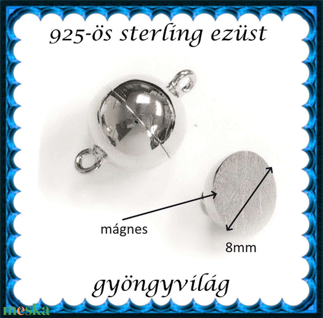 925-ös sterling ezüst ékszerkellék: lánckalocs ELK 1s 41e mágneskapocs - kellékek & szerszámok - gyöngyfűzés kellékek - egyéb alkatrész - Meska.hu 925-ös sterling ezüst ékszerkellék: lánckalocs ELK 1s 41e mágneskapocs - kellékek & szerszámok - gyöngyfűzés kellékek - egyéb alkatrész - Meska.hu