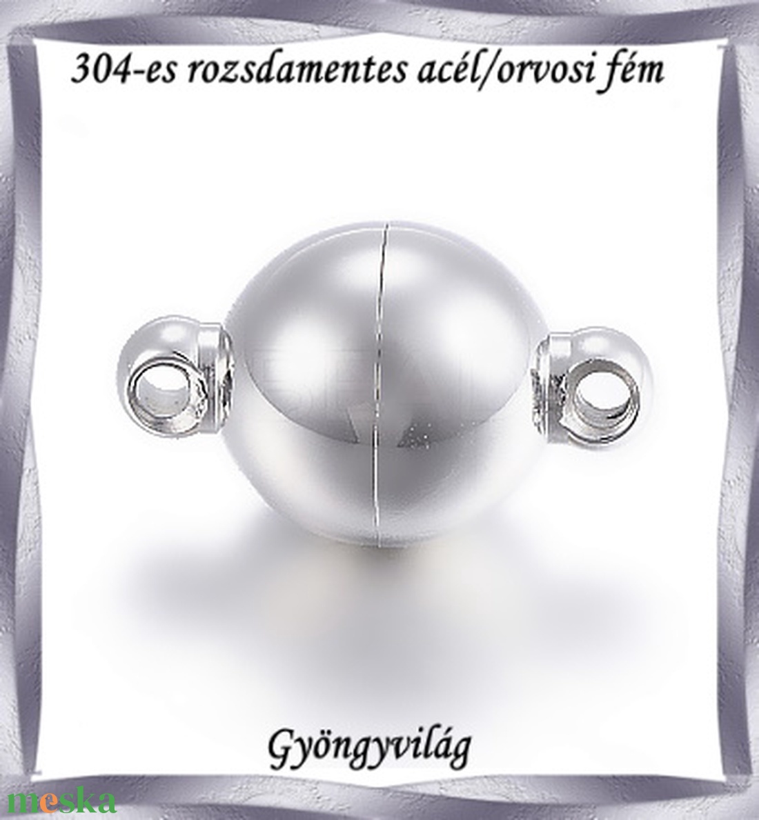 304 Nemes acél ékszerkellék: lánckapocs NALK 05-8 1db/ csomag - gyöngy, ékszerkellék - egyéb alkatrész - Meska.hu 304 Nemes acél ékszerkellék: lánckapocs NALK 05-8 1db/ csomag - gyöngy, ékszerkellék - egyéb alkatrész - Meska.hu
