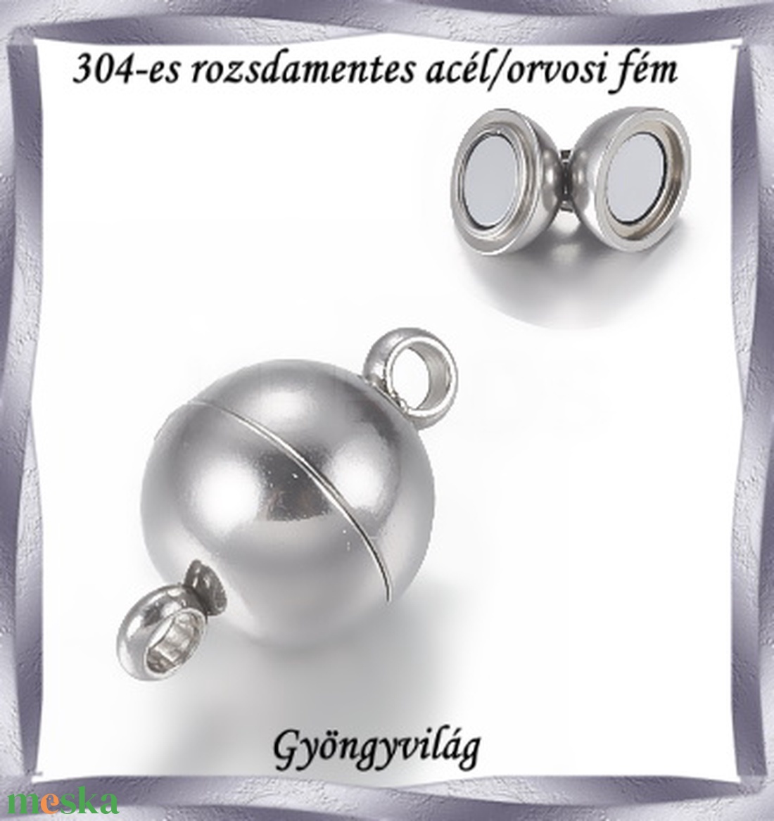 304 Nemes acél ékszerkellék: lánckapocs NALK 05-8 1db/ csomag - gyöngy, ékszerkellék - egyéb alkatrész - Meska.hu 304 Nemes acél ékszerkellék: lánckapocs NALK 05-8 1db/ csomag - gyöngy, ékszerkellék - egyéb alkatrész - Meska.hu