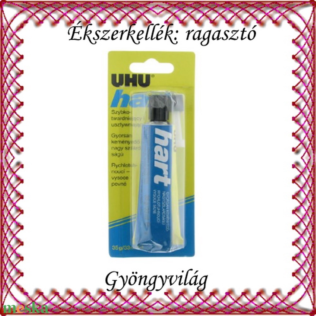 Ékszerkellék: egyéb/ ragasztó BEK R03 33ml - kellékek & szerszámok - gyöngyfűzés kellékek - Meska.hu Ékszerkellék: egyéb/ ragasztó BEK R03 33ml - kellékek & szerszámok - gyöngyfűzés kellékek - Meska.hu
