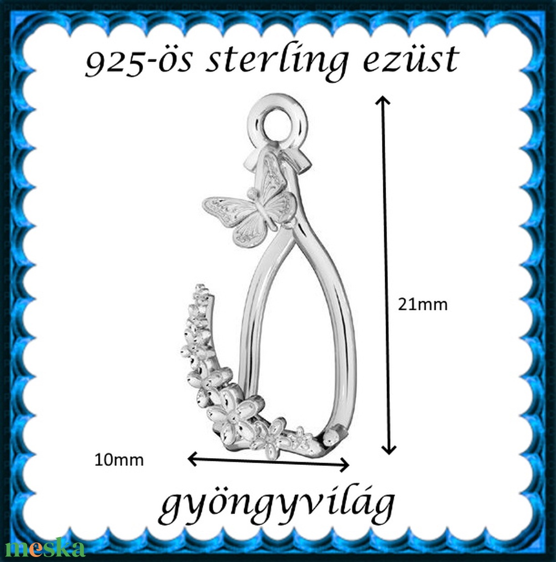 925-ös ezüst medáltartó EMT 44 - gyöngy, ékszerkellék - egyéb alkatrész - Meska.hu 925-ös ezüst medáltartó EMT 44 - gyöngy, ékszerkellék - egyéb alkatrész - Meska.hu