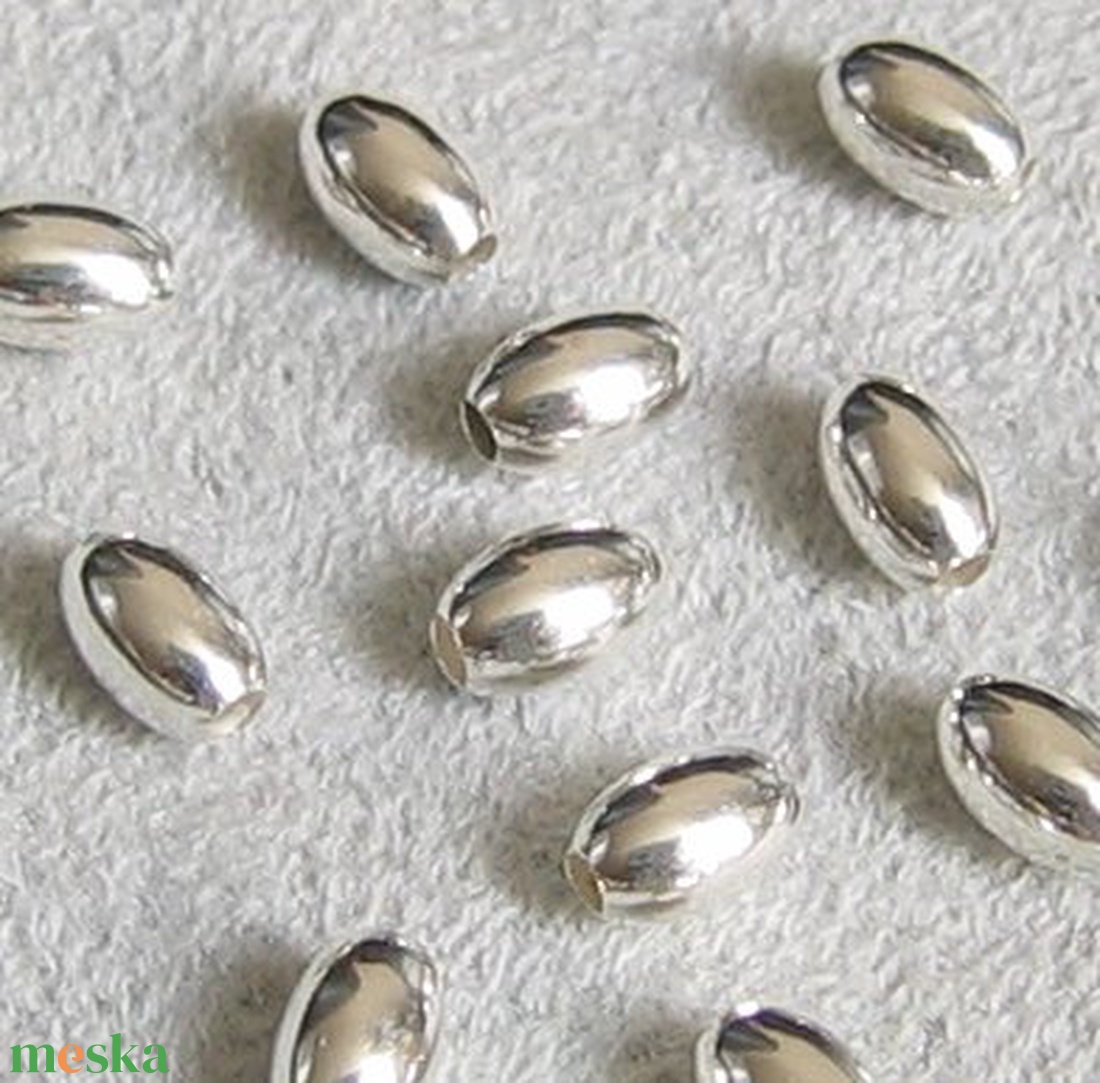 925-ös ezüst köztes / gyöngy / dísz EKÖ 27-3 3x4,5 - gyöngy, ékszerkellék - fém köztesek - Meska.hu 925-ös ezüst köztes / gyöngy / dísz EKÖ 27-3 3x4,5 - gyöngy, ékszerkellék - fém köztesek - Meska.hu
