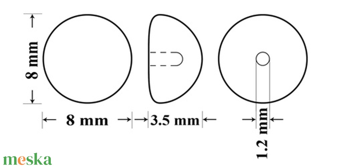 Preciosa kristály: PM gömb félig fúrt fél (131 80 012) 8mm több szín 2db/csomag - gyöngy, ékszerkellék - igazgyöngy - Meska.hu Preciosa kristály: PM gömb félig fúrt fél (131 80 012) 8mm több szín 2db/csomag - gyöngy, ékszerkellék - igazgyöngy - Meska.hu