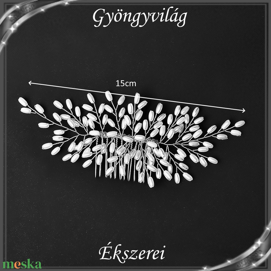 Ékszerek-hajdíszek, hajcsatok: Esküvői, menyasszonyi, alkalmi hajdísz S-H-FÉ15e - esküvő - hajdísz - fésűs hajdísz - Meska.hu Ékszerek-hajdíszek, hajcsatok: Esküvői, menyasszonyi, alkalmi hajdísz S-H-FÉ15e - esküvő - hajdísz - fésűs hajdísz - Meska.hu