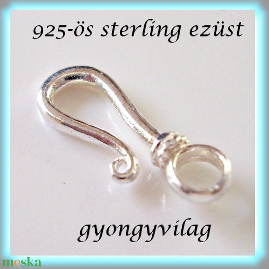 925-ös ezüst 1soros lánckapocs ELK 1S 03 - kellékek & szerszámok - gyöngyfűzés kellékek - egyéb alkatrész - Meska.hu 925-ös ezüst 1soros lánckapocs ELK 1S 03 - kellékek & szerszámok - gyöngyfűzés kellékek - egyéb alkatrész - Meska.hu