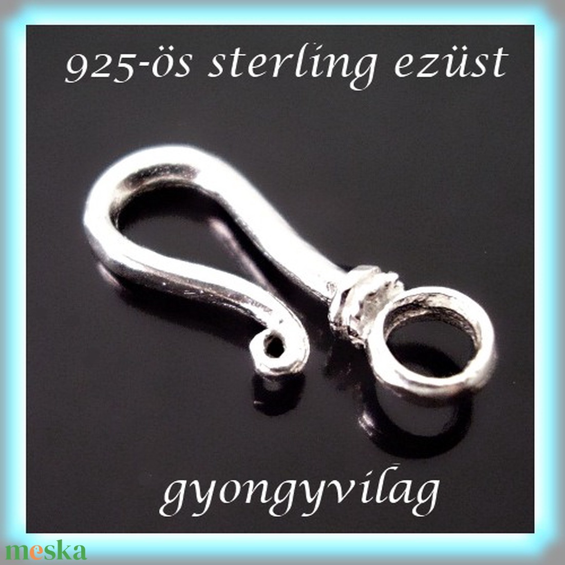925-ös ezüst 1soros lánckapocs ELK 1S 03 - kellékek & szerszámok - gyöngyfűzés kellékek - egyéb alkatrész - Meska.hu 925-ös ezüst 1soros lánckapocs ELK 1S 03 - kellékek & szerszámok - gyöngyfűzés kellékek - egyéb alkatrész - Meska.hu