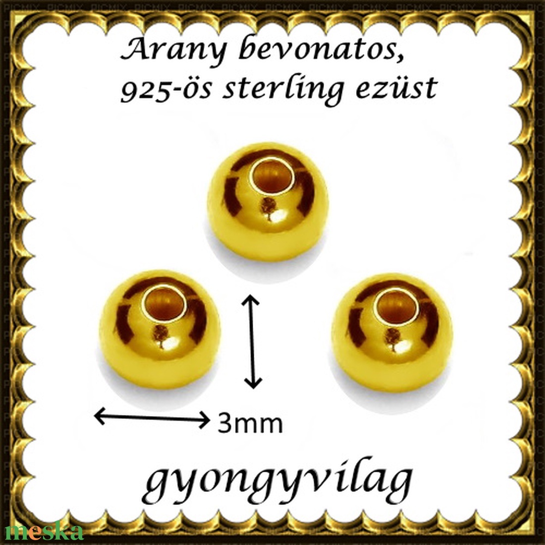 925-ös sterling ezüst ékszerkellék: köztes / gyöngy / dísz EKÖ 10-3g 3db/csomag - kellékek & szerszámok - gyöngyfűzés kellékek - fém köztesek - Meska.hu 925-ös sterling ezüst ékszerkellék: köztes / gyöngy / dísz EKÖ 10-3g 3db/csomag - kellékek & szerszámok - gyöngyfűzés kellékek - fém köztesek - Meska.hu