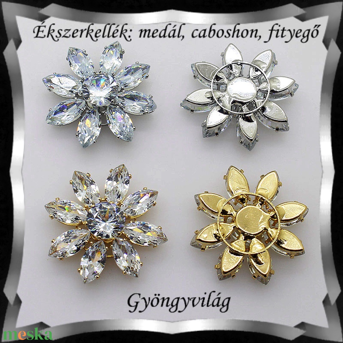 Ékszerkellék: medál, caboshon, fityegő BMCF-2-24 - kellékek & szerszámok - gyöngyfűzés kellékek - cabochon - Meska.hu Ékszerkellék: medál, caboshon, fityegő BMCF-2-24 - kellékek & szerszámok - gyöngyfűzés kellékek - cabochon - Meska.hu