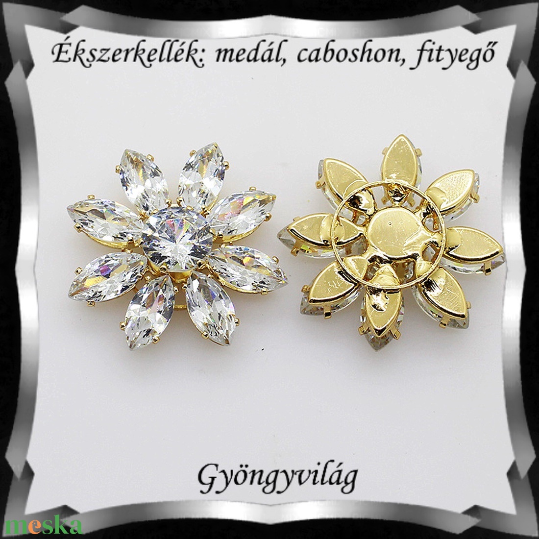 Ékszerkellék: medál, caboshon, fityegő BMCF-2-24 - kellékek & szerszámok - gyöngyfűzés kellékek - cabochon - Meska.hu Ékszerkellék: medál, caboshon, fityegő BMCF-2-24 - kellékek & szerszámok - gyöngyfűzés kellékek - cabochon - Meska.hu