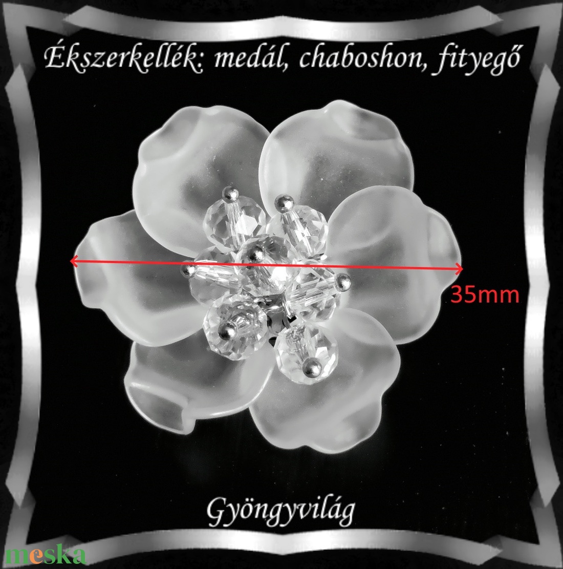 Ékszerkellék: medál, caboshon, fityegő BMCF-0-26-1 - kellékek & szerszámok - gyöngyfűzés kellékek - cabochon - Meska.hu Ékszerkellék: medál, caboshon, fityegő BMCF-0-26-1 - kellékek & szerszámok - gyöngyfűzés kellékek - cabochon - Meska.hu