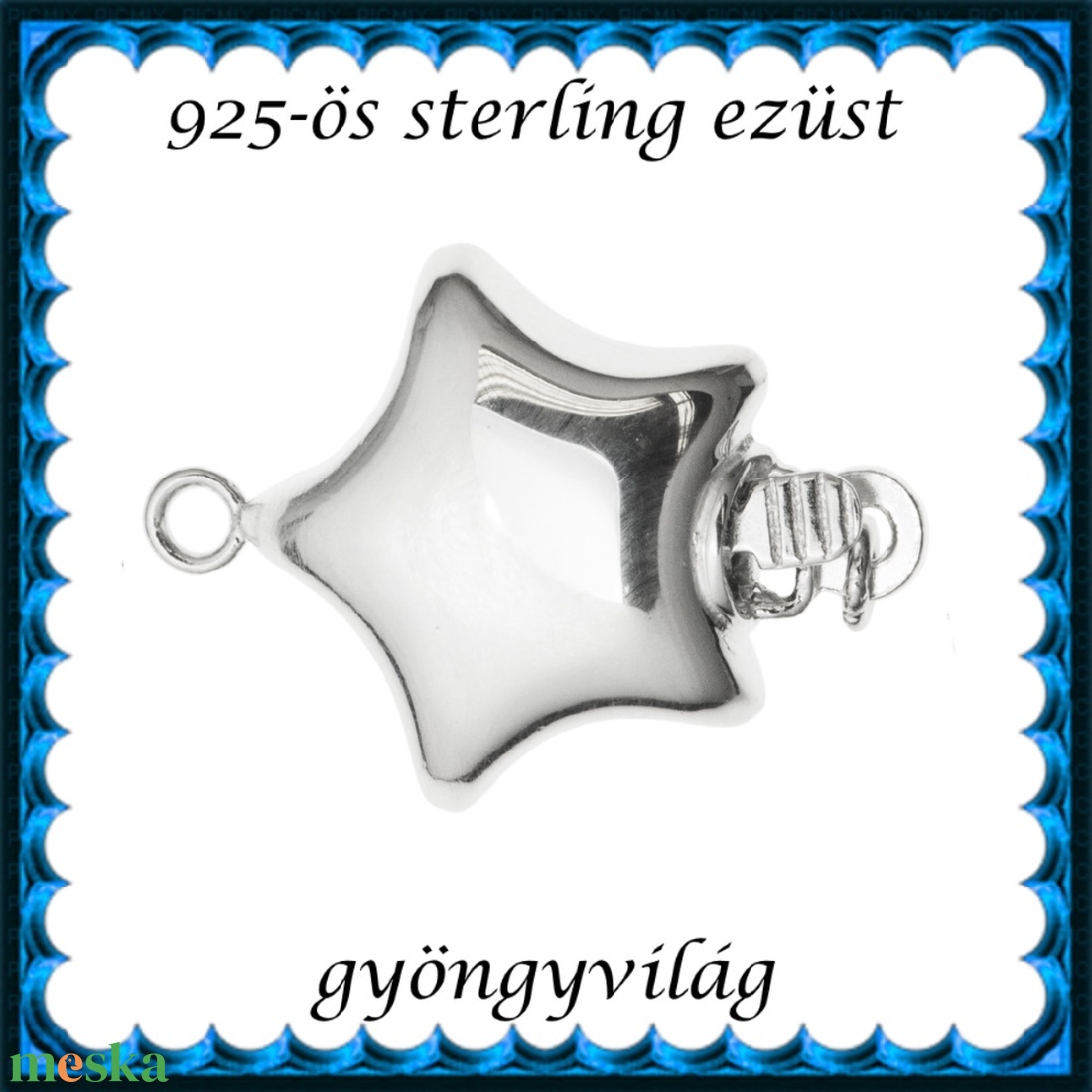 925-ös ezüst 1soros lánckapocs ELK 1s 42 - kellékek & szerszámok - gyöngyfűzés kellékek - egyéb alkatrész - Meska.hu 925-ös ezüst 1soros lánckapocs ELK 1s 42 - kellékek & szerszámok - gyöngyfűzés kellékek - egyéb alkatrész - Meska.hu