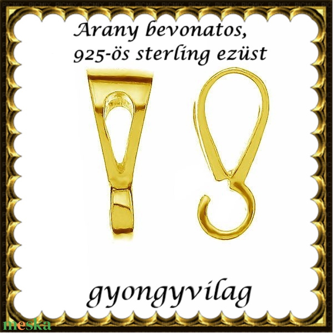 925-ös sterling ezüst ékszerkellék: medáltartó, medálkapocs EMT 46g - kellékek & szerszámok - ékszerkellék - medáltartó, medálkapocs - Meska.hu 925-ös sterling ezüst ékszerkellék: medáltartó, medálkapocs EMT 46g - kellékek & szerszámok - ékszerkellék - medáltartó, medálkapocs - Meska.hu