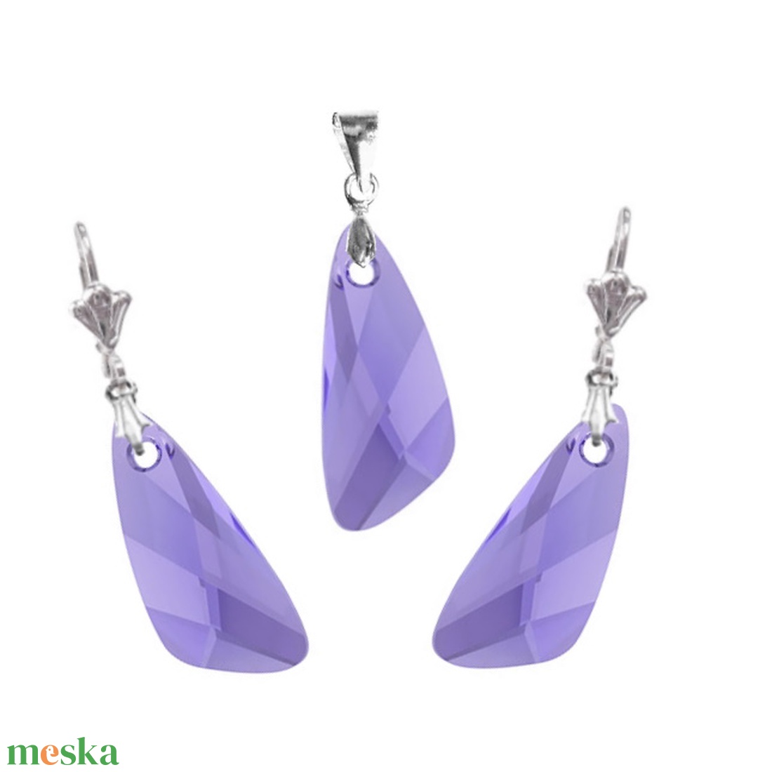 Swarovski kristály 23-23mm-es wing szett - ékszer - ékszerszett - Meska.hu Swarovski kristály 23-23mm-es wing szett - ékszer - ékszerszett - Meska.hu