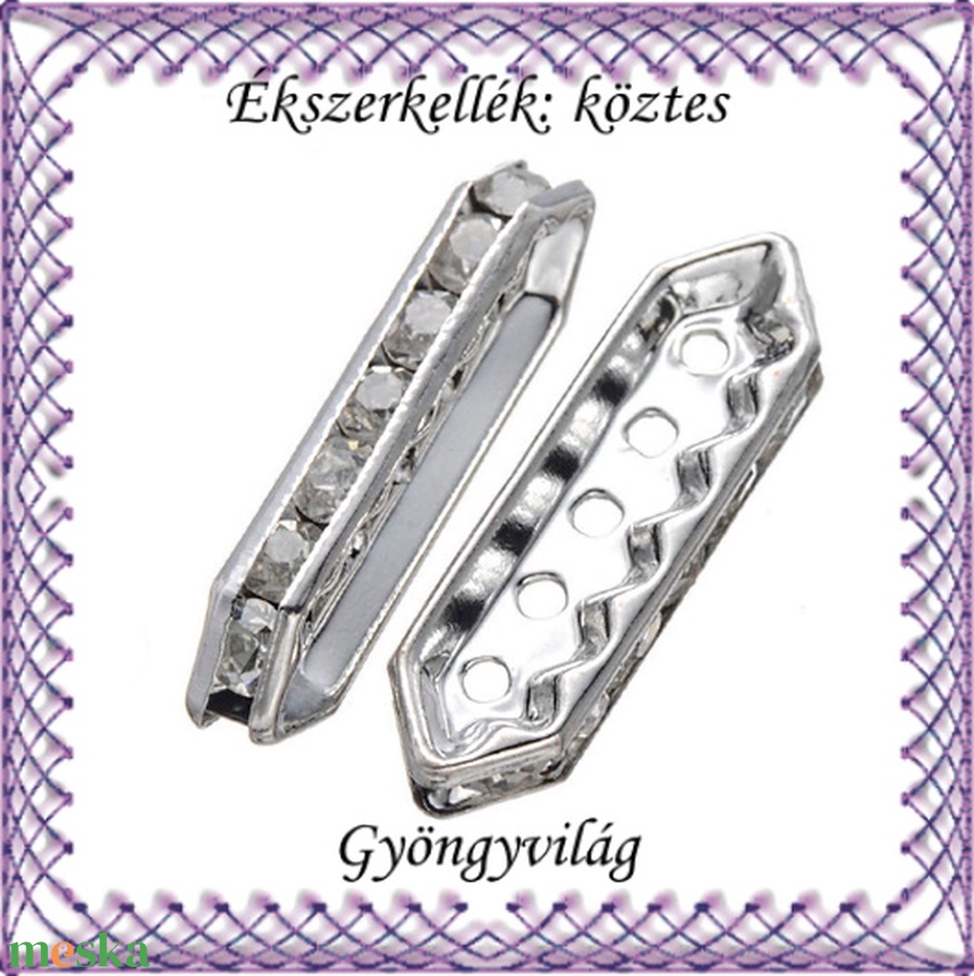 Ékszerkellék: köztes / díszítőelem / gyöngy BKÖ 5S 03-27e 5db - kellékek & szerszámok - gyöngyfűzés kellékek - fém köztesek - Meska.hu Ékszerkellék: köztes / díszítőelem / gyöngy BKÖ 5S 03-27e 5db - kellékek & szerszámok - gyöngyfűzés kellékek - fém köztesek - Meska.hu