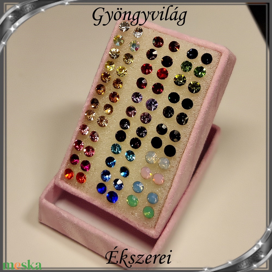 Ékszerek-fülbevalók: szilikon fülbevaló SFSZ-K01-4,5 kristály köves 4,5mm-es diszdobozban - ékszer - fülbevaló - pötty fülbevaló - Meska.hu Ékszerek-fülbevalók: szilikon fülbevaló SFSZ-K01-4,5 kristály köves 4,5mm-es diszdobozban - ékszer - fülbevaló - pötty fülbevaló - Meska.hu