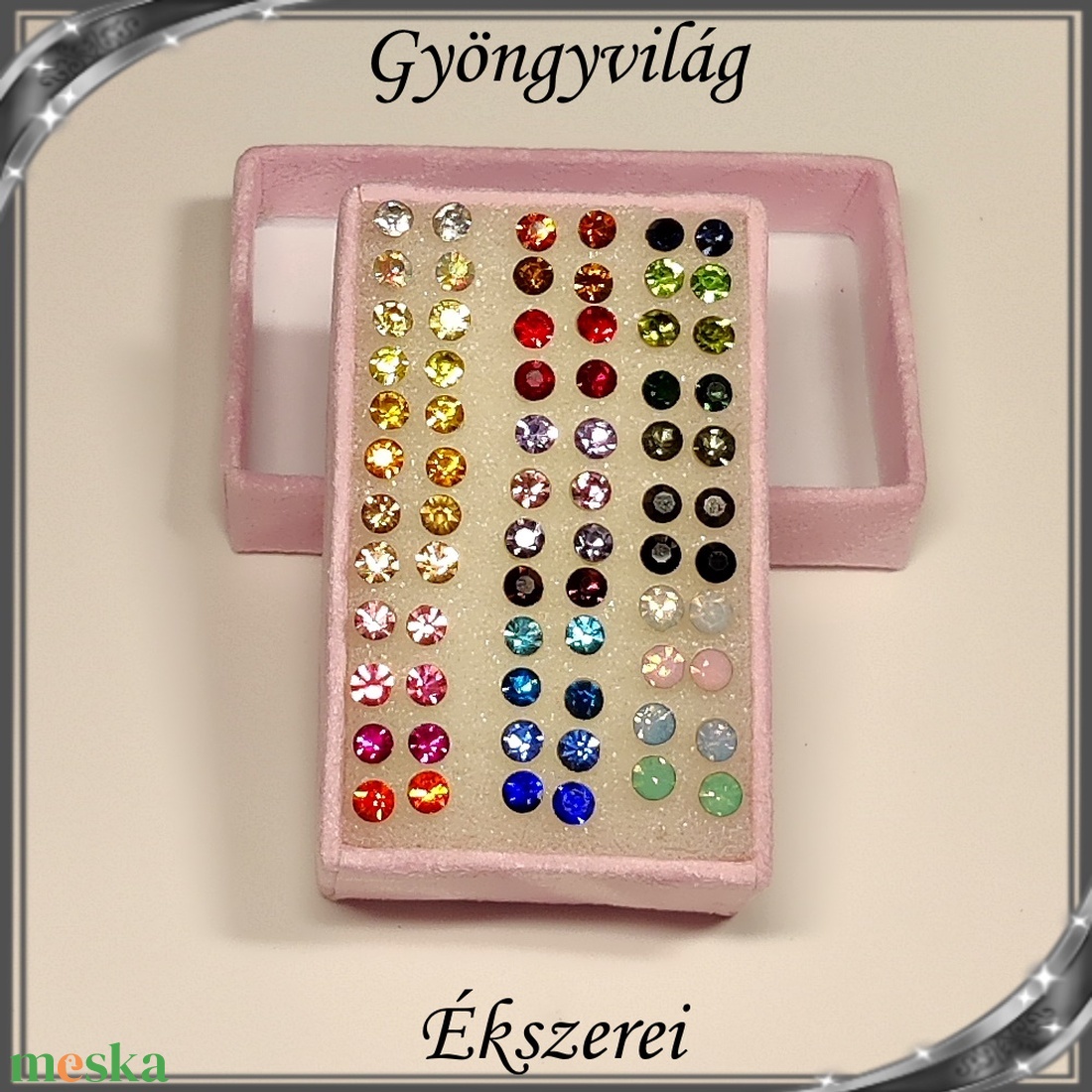 Ékszerek-fülbevalók: szilikon fülbevaló SFSZ-K01-4,5 kristály köves 4,5mm-es diszdobozban - ékszer - fülbevaló - pötty fülbevaló - Meska.hu Ékszerek-fülbevalók: szilikon fülbevaló SFSZ-K01-4,5 kristály köves 4,5mm-es diszdobozban - ékszer - fülbevaló - pötty fülbevaló - Meska.hu