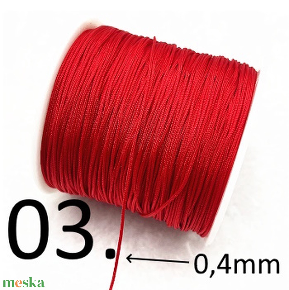 Ékszerkellék: makramé zsinór FSZ02-0,4 0,4mm-es több színben - kellékek & szerszámok - ékszerkellék - Meska.hu Ékszerkellék: makramé zsinór FSZ02-0,4 0,4mm-es több színben - kellékek & szerszámok - ékszerkellék - Meska.hu