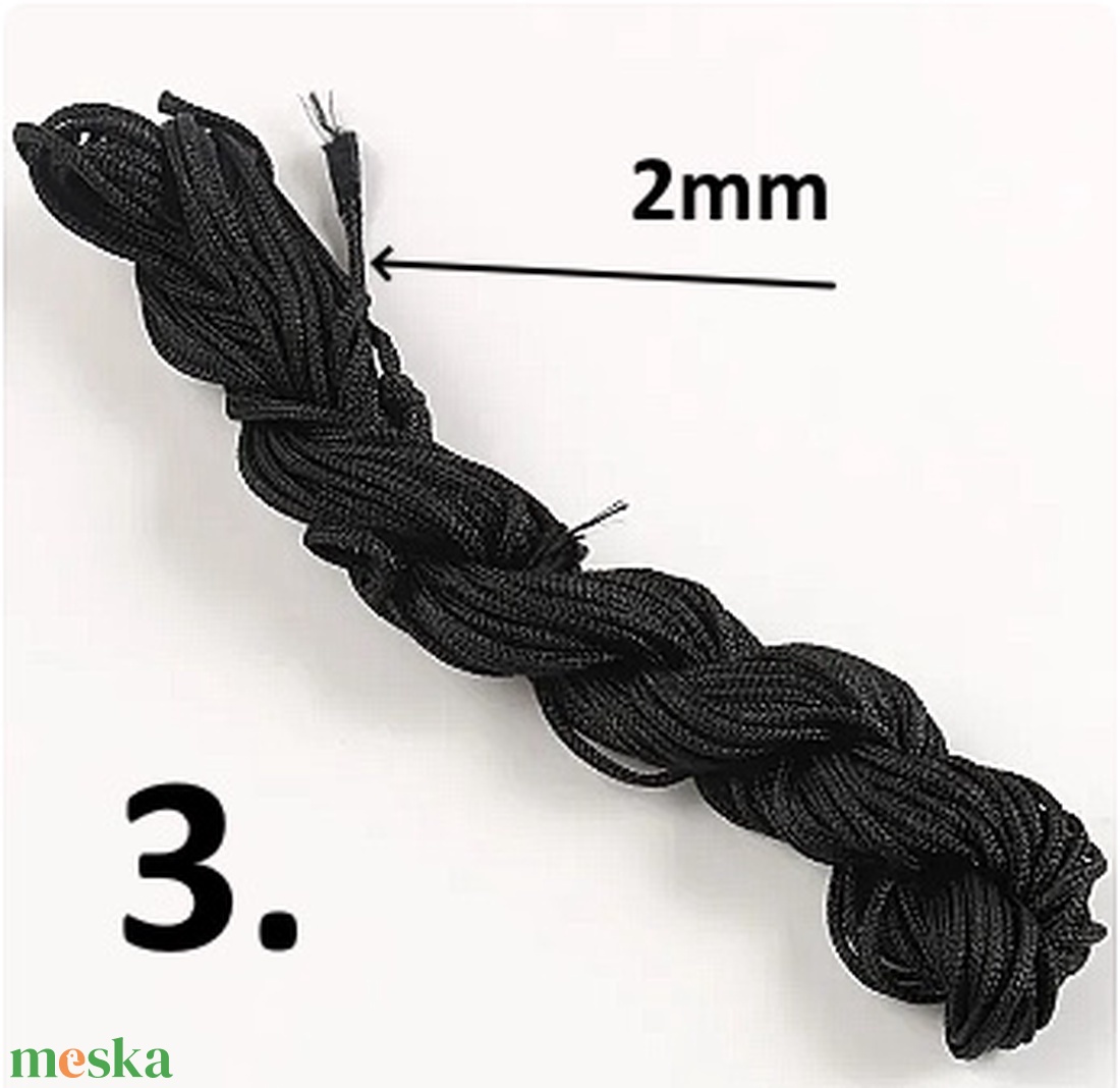 Ékszerkellék: makramé zsinór FSZ02-2 2mm-es több színben - kellékek & szerszámok - ékszerkellék - Meska.hu Ékszerkellék: makramé zsinór FSZ02-2 2mm-es több színben - kellékek & szerszámok - ékszerkellék - Meska.hu