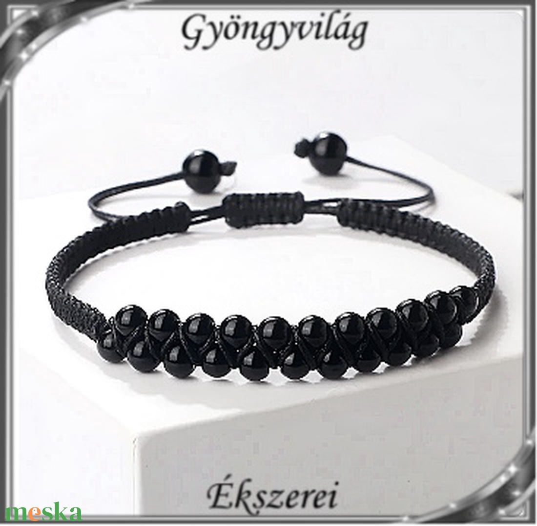 Ékszerek-karkötők: Makramé karkötő SK-M 19-1 - ékszer - karkötő - gyöngyös karkötő - Meska.hu Ékszerek-karkötők: Makramé karkötő SK-M 19-1 - ékszer - karkötő - gyöngyös karkötő - Meska.hu