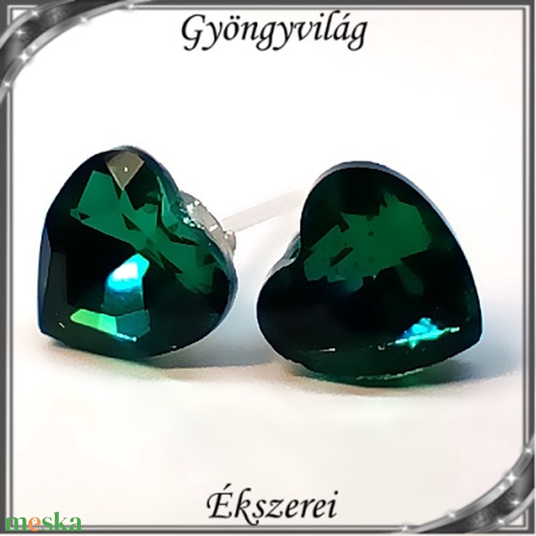 Ékszerek-fülbevalók: szilikon fülbevaló SFSZ-K02-1 kristály szív 8mm-es - ékszer - fülbevaló - pötty fülbevaló - Meska.hu Ékszerek-fülbevalók: szilikon fülbevaló SFSZ-K02-1 kristály szív 8mm-es - ékszer - fülbevaló - pötty fülbevaló - Meska.hu