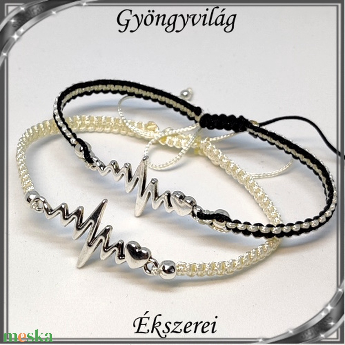 Ékszerek-karkötők: Makramé karkötő SK-M 21-2 barátság karkötő 2db (K) - ékszer - karkötő - gyöngyös karkötő - Meska.hu Ékszerek-karkötők: Makramé karkötő SK-M 21-2 barátság karkötő 2db (K) - ékszer - karkötő - gyöngyös karkötő - Meska.hu