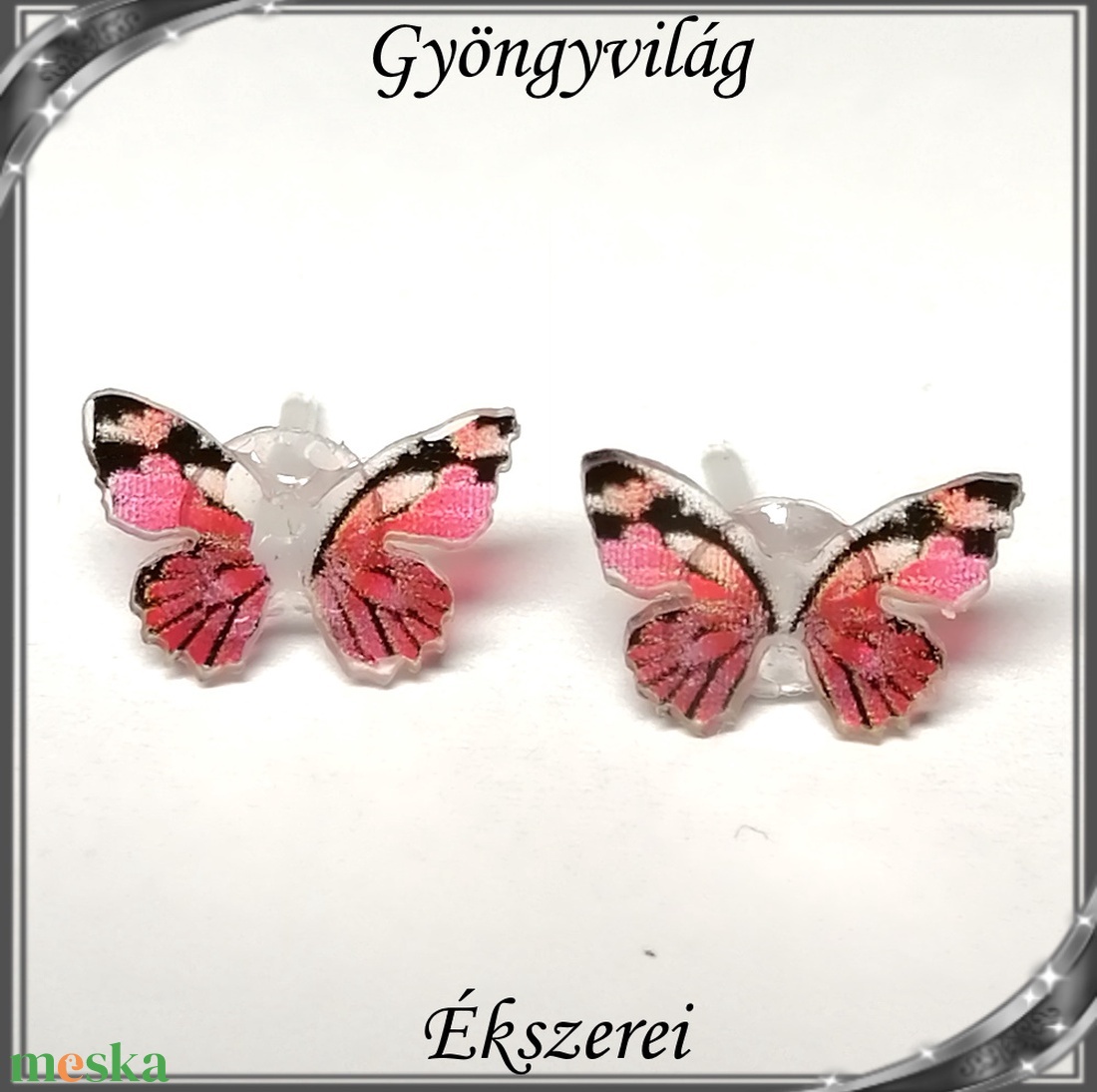Ékszerek-fülbevalók: szilikon fülbevaló SFSZ-K07 pillangó 7x10mm-es - ékszer - fülbevaló - pötty fülbevaló - Meska.hu Ékszerek-fülbevalók: szilikon fülbevaló SFSZ-K07 pillangó 7x10mm-es - ékszer - fülbevaló - pötty fülbevaló - Meska.hu