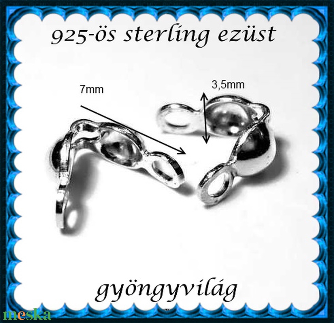 925-ös sterling ezüst csomótakaró ECST 02 - kellékek & szerszámok - ékszerkellék - Meska.hu 925-ös sterling ezüst csomótakaró ECST 02 - kellékek & szerszámok - ékszerkellék - Meska.hu