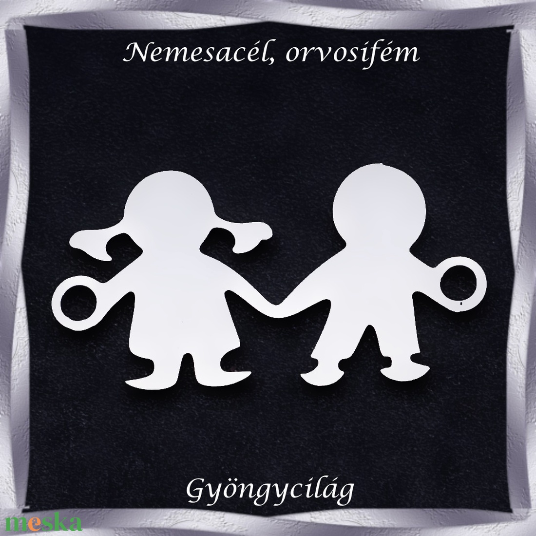 Nemes acél ékszerkellék: medál, caboshon, fityegő NAMCF-02 1db/cs - kellékek & szerszámok - gyöngyfűzés kellékek - cabochon - Meska.hu Nemes acél ékszerkellék: medál, caboshon, fityegő NAMCF-02 1db/cs - kellékek & szerszámok - gyöngyfűzés kellékek - cabochon - Meska.hu