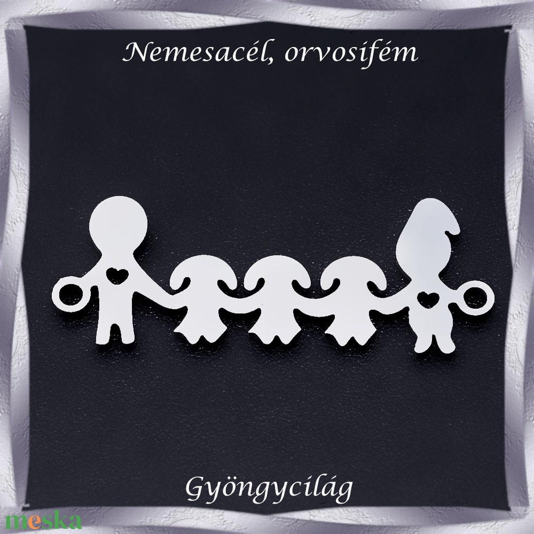 Nemes acél ékszerkellék: medál, caboshon, fityegő NAMCF-03-5 1db/cs - kellékek & szerszámok - gyöngyfűzés kellékek - cabochon - Meska.hu Nemes acél ékszerkellék: medál, caboshon, fityegő NAMCF-03-5 1db/cs - kellékek & szerszámok - gyöngyfűzés kellékek - cabochon - Meska.hu