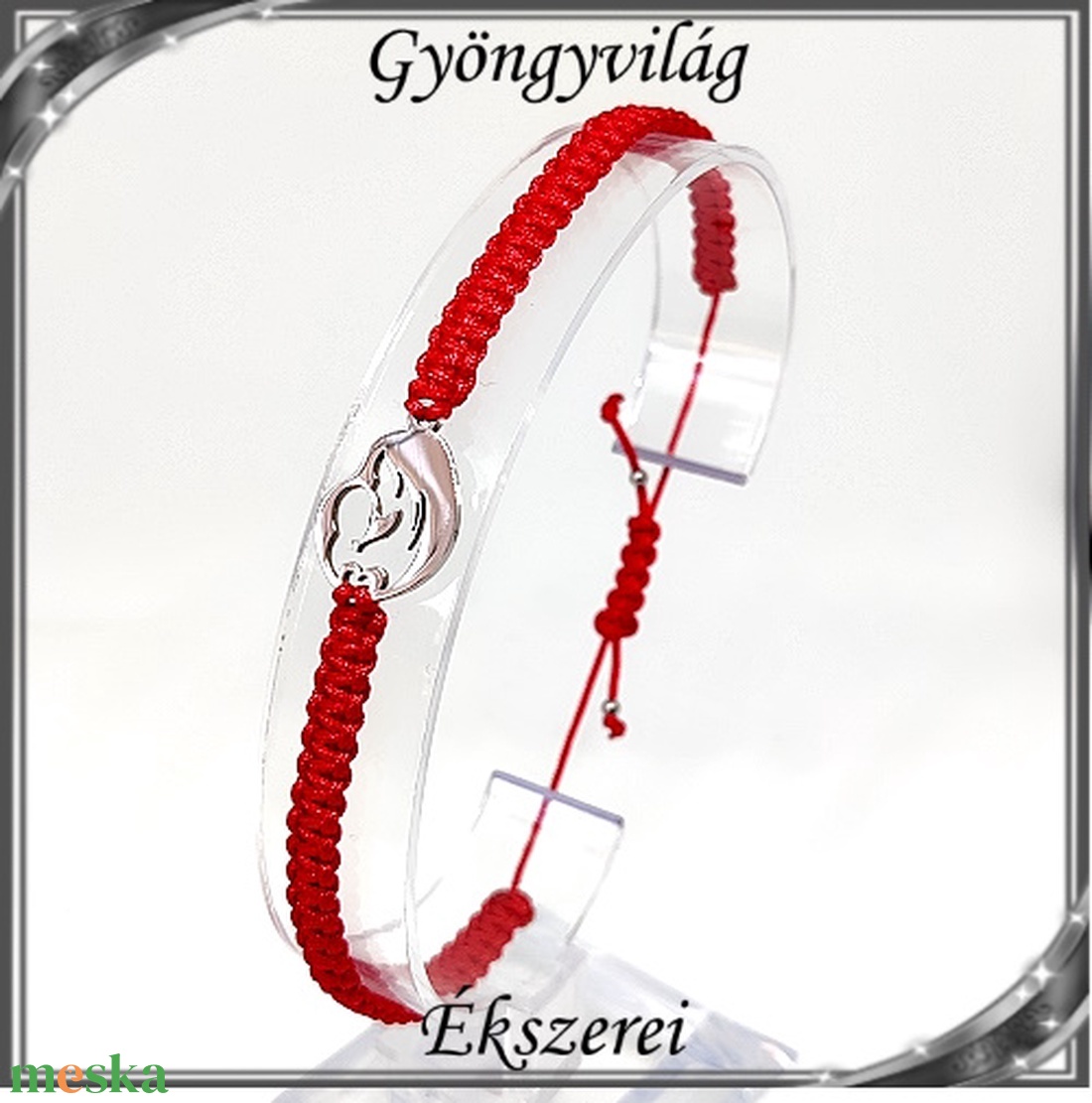 Ékszerek-karkötők: Makramé karkötő Anyák napjára SK-M 27-03-8 nemes acél - ékszer - karkötő - gyöngyös karkötő - Meska.hu Ékszerek-karkötők: Makramé karkötő Anyák napjára SK-M 27-03-8 nemes acél - ékszer - karkötő - gyöngyös karkötő - Meska.hu