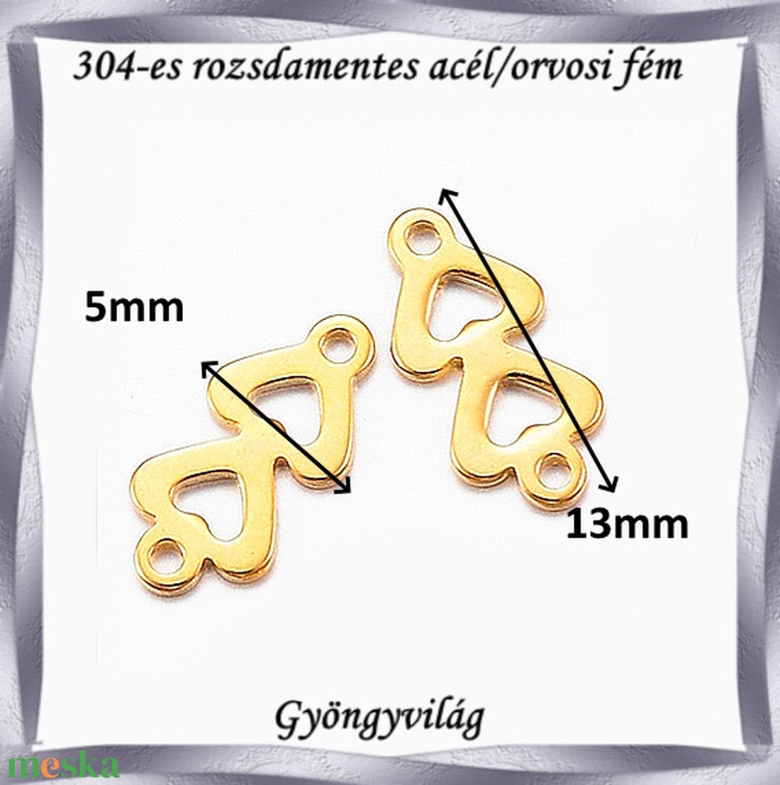 304 Nemes acél ékszerkellék: medál, caboshon, fityegő NAMCF-08a 1db/cs - kellékek & szerszámok - gyöngyfűzés kellékek - cabochon - Meska.hu 304 Nemes acél ékszerkellék: medál, caboshon, fityegő NAMCF-08a 1db/cs - kellékek & szerszámok - gyöngyfűzés kellékek - cabochon - Meska.hu