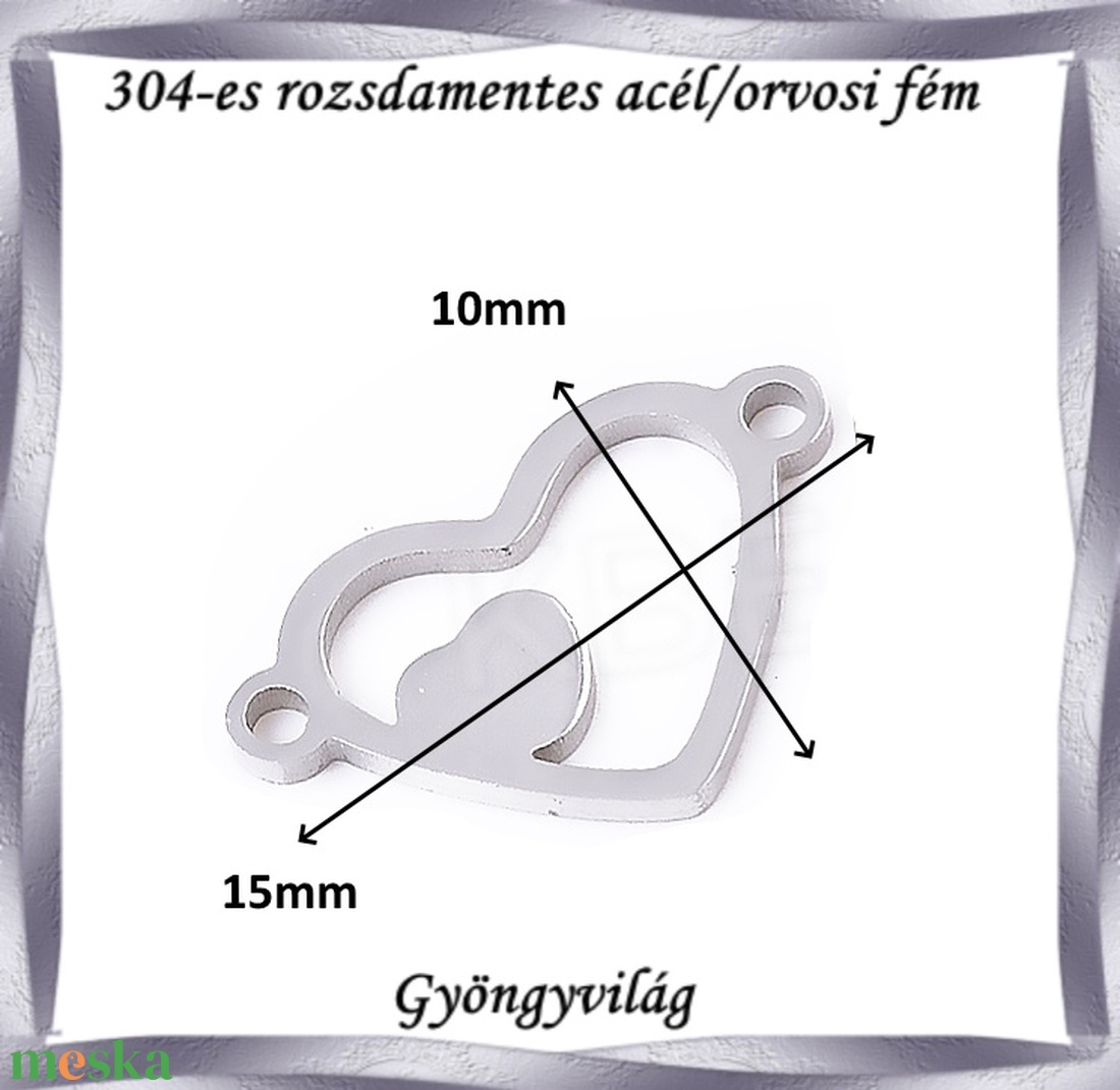 Nemes acél ékszerkellék: medál, caboshon, fityegő NAMCF-09e 1db/cs - kellékek & szerszámok - gyöngyfűzés kellékek - cabochon - Meska.hu Nemes acél ékszerkellék: medál, caboshon, fityegő NAMCF-09e 1db/cs - kellékek & szerszámok - gyöngyfűzés kellékek - cabochon - Meska.hu