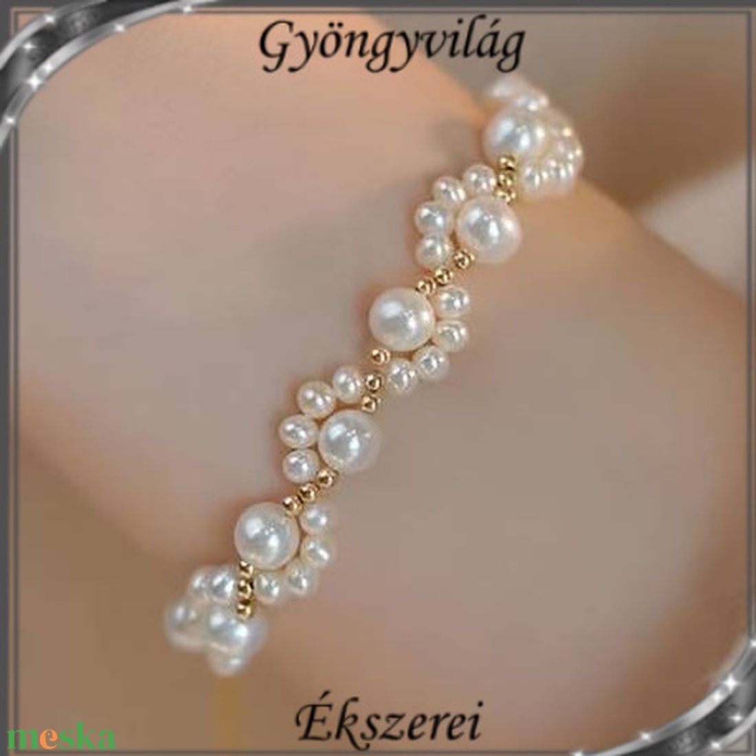 Ékszerek-karkötők: Alkalmi tekla gyöngy karkötő SKAB-TE01 - ékszer - karkötő - gyöngyös karkötő - Meska.hu Ékszerek-karkötők: Alkalmi tekla gyöngy karkötő SKAB-TE01 - ékszer - karkötő - gyöngyös karkötő - Meska.hu