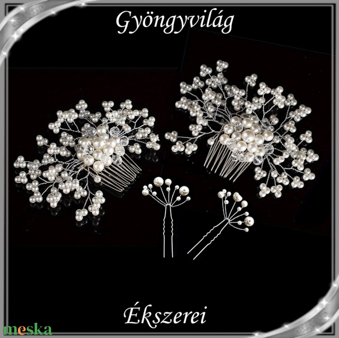 Ékszerek-hajdíszek, hajcsatok: Esküvői, menyasszonyi, alkalmi hajdísz, ES-H-SZ01e - esküvő - hajdísz - kontydísz & hajdísz - Meska.hu Ékszerek-hajdíszek, hajcsatok: Esküvői, menyasszonyi, alkalmi hajdísz, ES-H-SZ01e - esküvő - hajdísz - kontydísz & hajdísz - Meska.hu