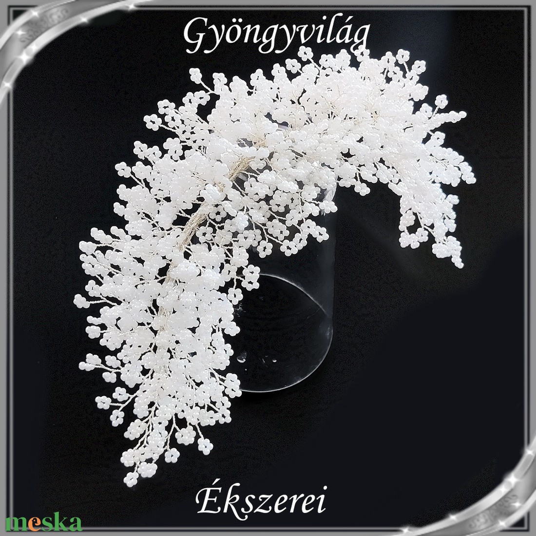 Ékszerek-hajdíszek, hajcsatok: Esküvői, menyasszonyi, alkalmi hajdísz S-H-TI02-35 - esküvő - hajdísz - fésűs hajdísz - Meska.hu Ékszerek-hajdíszek, hajcsatok: Esküvői, menyasszonyi, alkalmi hajdísz S-H-TI02-35 - esküvő - hajdísz - fésűs hajdísz - Meska.hu