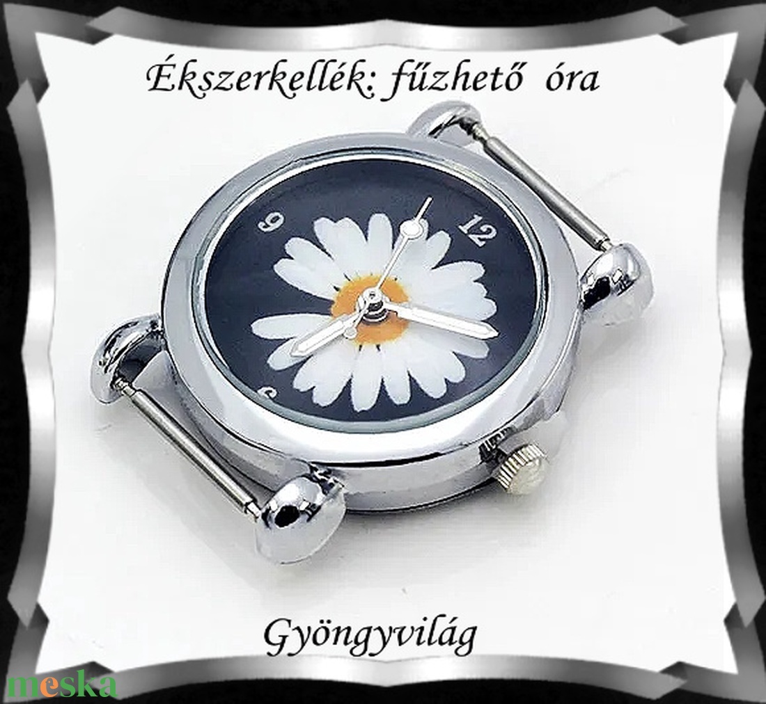 Ékszerkellék: fűzhető óra BOSZ 103 - kellékek & szerszámok - gyöngyfűzés kellékek - egyéb alkatrész - Meska.hu Ékszerkellék: fűzhető óra BOSZ 103 - kellékek & szerszámok - gyöngyfűzés kellékek - egyéb alkatrész - Meska.hu