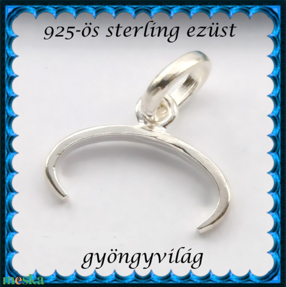 925-ös sterling ezüst ékszerkellék: medáltartó, medálkapocs EMK 02 - kellékek & szerszámok - ékszerkellék - medáltartó, medálkapocs - Meska.hu 925-ös sterling ezüst ékszerkellék: medáltartó, medálkapocs EMK 02 - kellékek & szerszámok - ékszerkellék - medáltartó, medálkapocs - Meska.hu