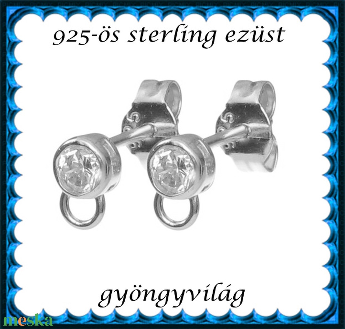 925-ös sterling ezüst ékszerkellék: fülbevaló kapocs, bedugós EFK B 19 - kellékek & szerszámok - ékszerkellék - fülbevaló kapocs - Meska.hu 925-ös sterling ezüst ékszerkellék: fülbevaló kapocs, bedugós EFK B 19 - kellékek & szerszámok - ékszerkellék - fülbevaló kapocs - Meska.hu