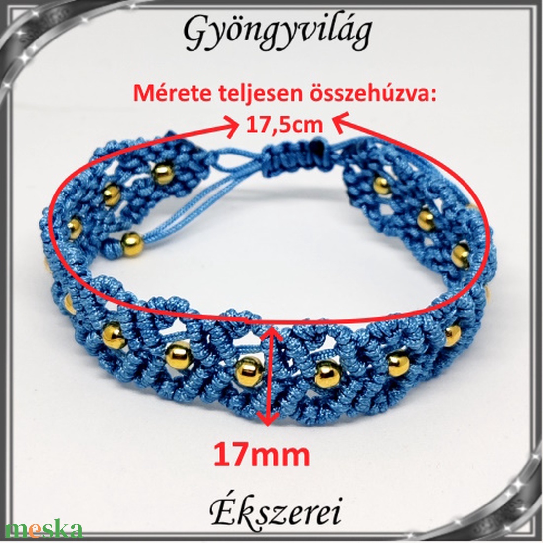 Ékszerek-karkötők: Makramé karkötő SK-M 40-15 több színben - ékszer - karkötő - gyöngyös karkötő - Meska.hu Ékszerek-karkötők: Makramé karkötő SK-M 40-15 több színben - ékszer - karkötő - gyöngyös karkötő - Meska.hu