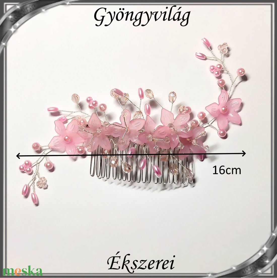 Ékszerek-hajdíszek, hajcsatok: Esküvői, menyasszonyi, alkalmi hajdísz S-H-FÉ10e rózsaszín - esküvő - hajdísz - fésűs hajdísz - Meska.hu Ékszerek-hajdíszek, hajcsatok: Esküvői, menyasszonyi, alkalmi hajdísz S-H-FÉ10e rózsaszín - esküvő - hajdísz - fésűs hajdísz - Meska.hu