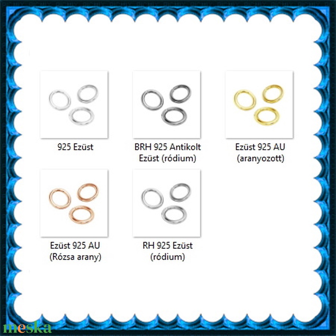 925-ös sterling ezüst ékszerkellék: karika nyitott ESZK NY 4,5x0,9 mm 3db/csomag - kellékek & szerszámok - gyöngyfűzés kellékek - szerelőkarika - Meska.hu 925-ös sterling ezüst ékszerkellék: karika nyitott ESZK NY 4,5x0,9 mm 3db/csomag - kellékek & szerszámok - gyöngyfűzés kellékek - szerelőkarika - Meska.hu
